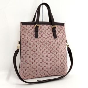 Louis Vuitton Francoise Shoulder Bag Cerise Pink Mini Lin